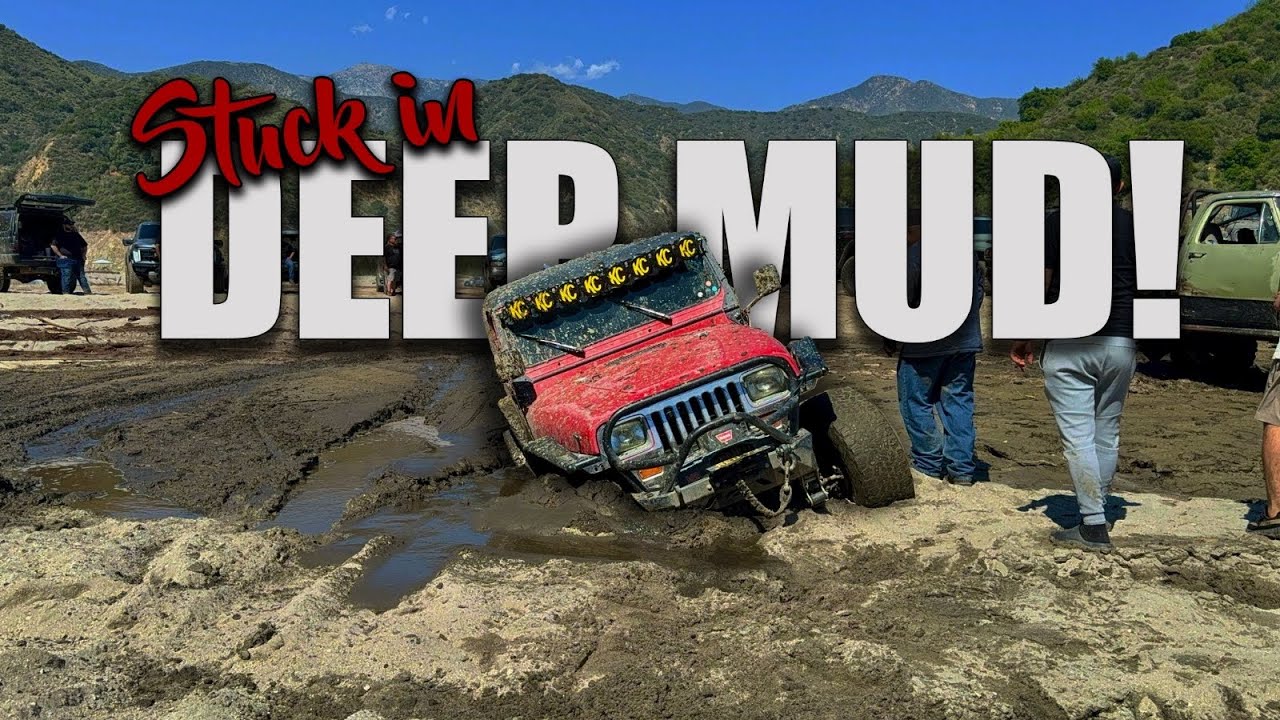Best Mud We’ve Had! We Are All Stuck! Azusa Canyon OHV 4/13/25