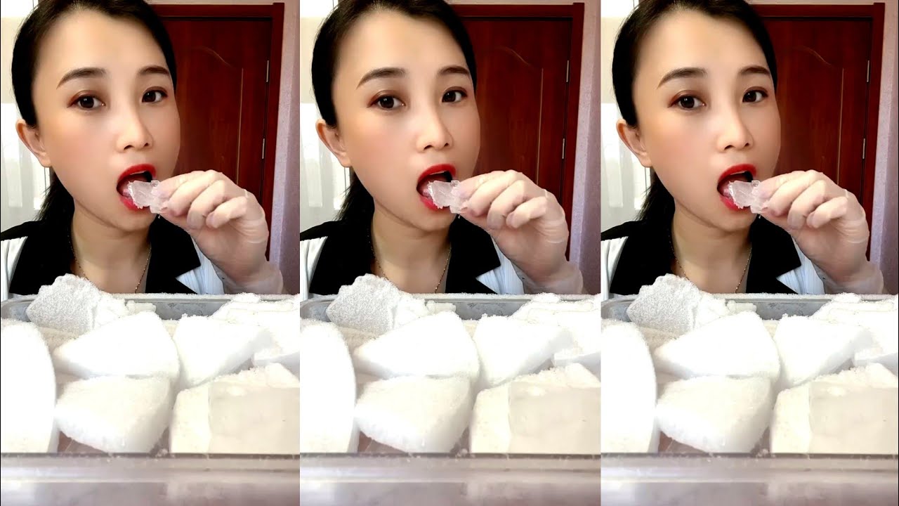 ASMR HARD ICE EATING