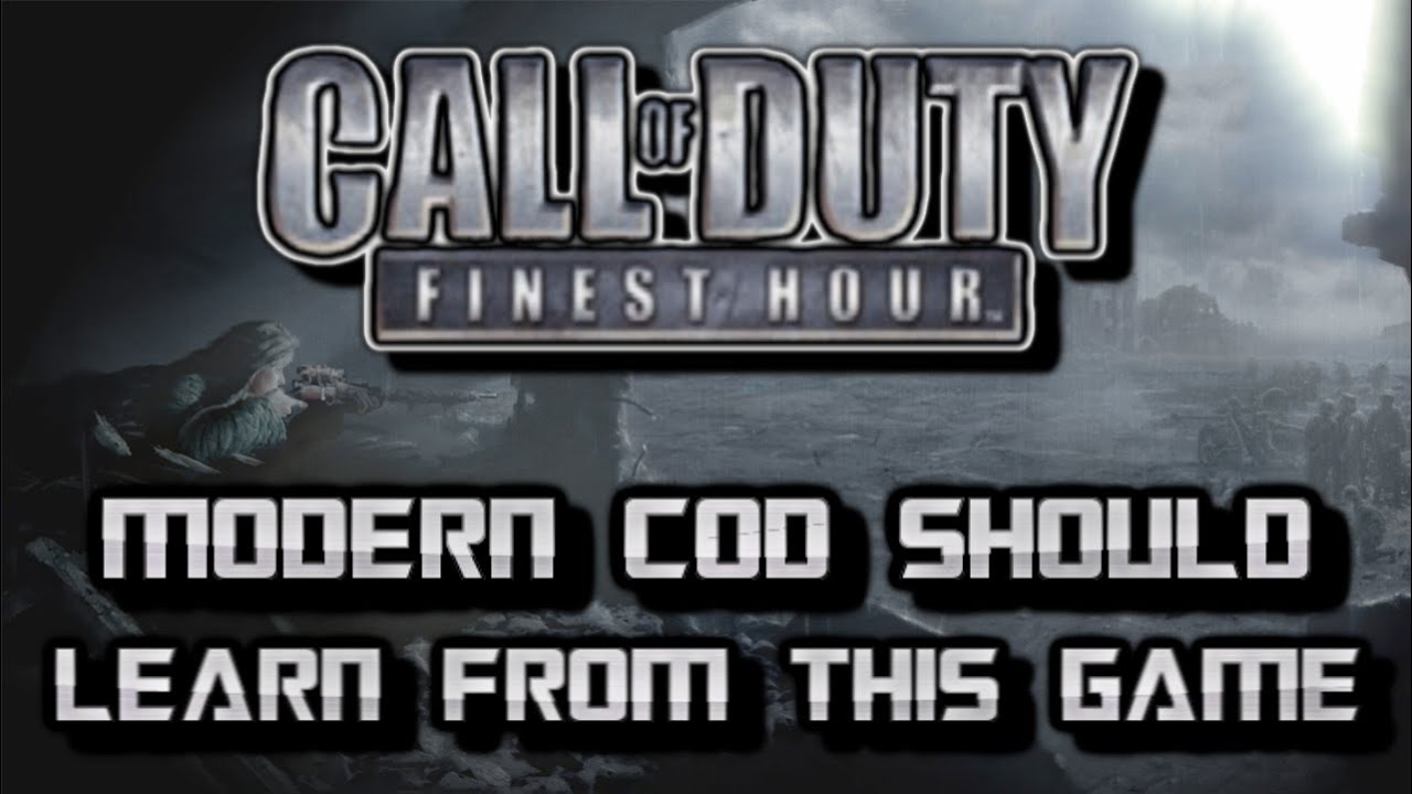 Шедевр, в который сложно играть — обзор Call Of Duty: Finest Hour