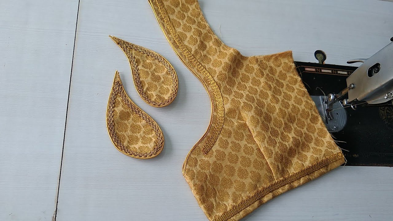 Beautiful model blouse back neck design | Cutting & Stitching blouse back neck design