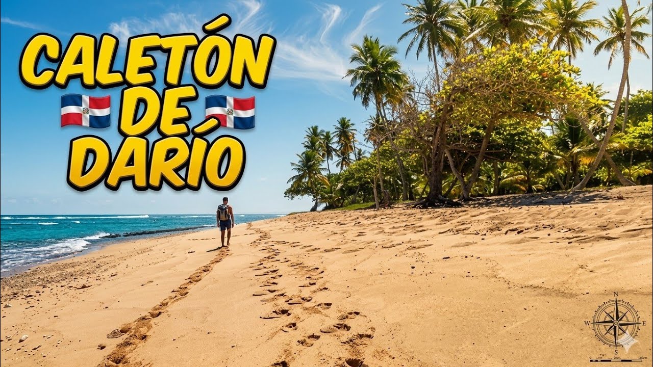 Así es Caletón de Darío: Playa tranquila y hermosa en Cabrera República Dominicana 🇩🇴 