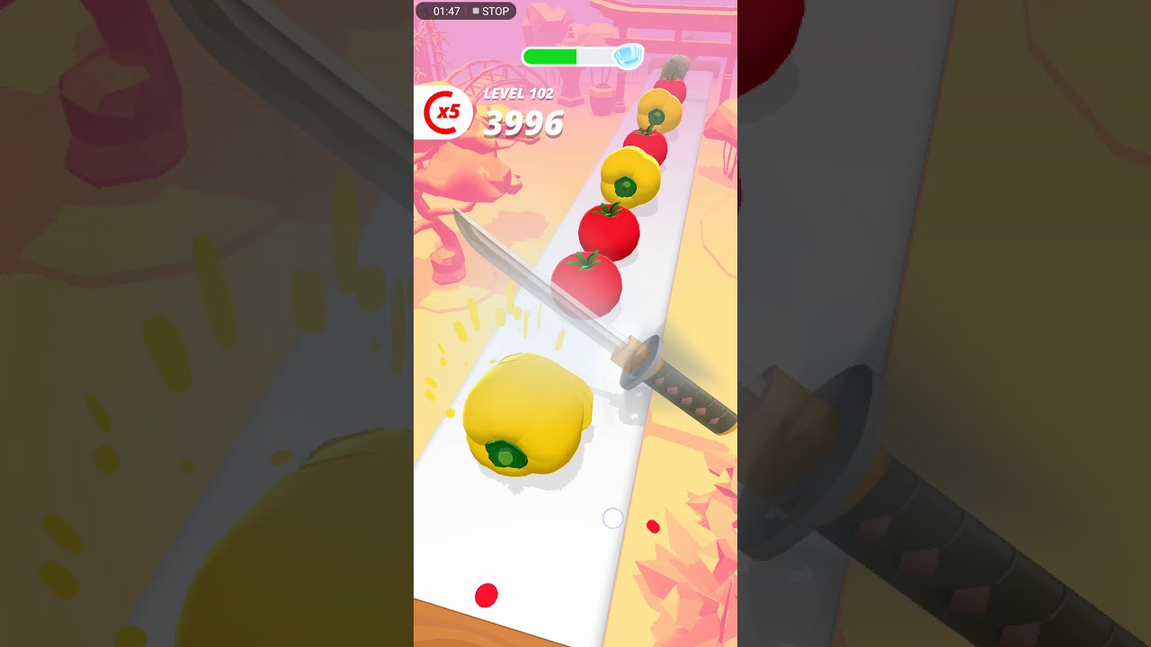 Perfect Slice Halloween Edition Level 100 - 103 Gameplay (Satisfying Slice Game)