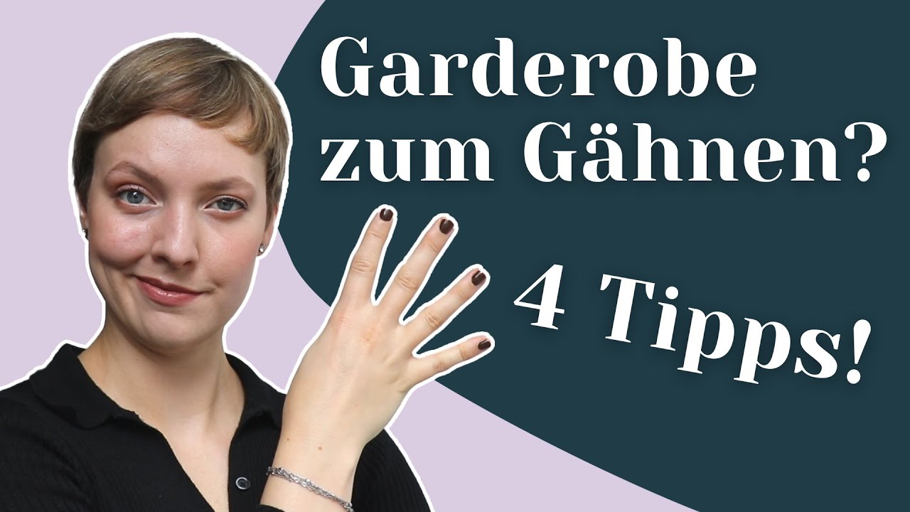 Deine Garderobe ist LANGWEILIG? 🥱 So kannst du sie aufpeppen!