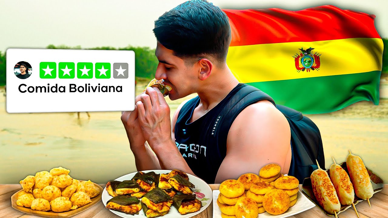 Probando COMIDA BOLIVIANA en la Calle