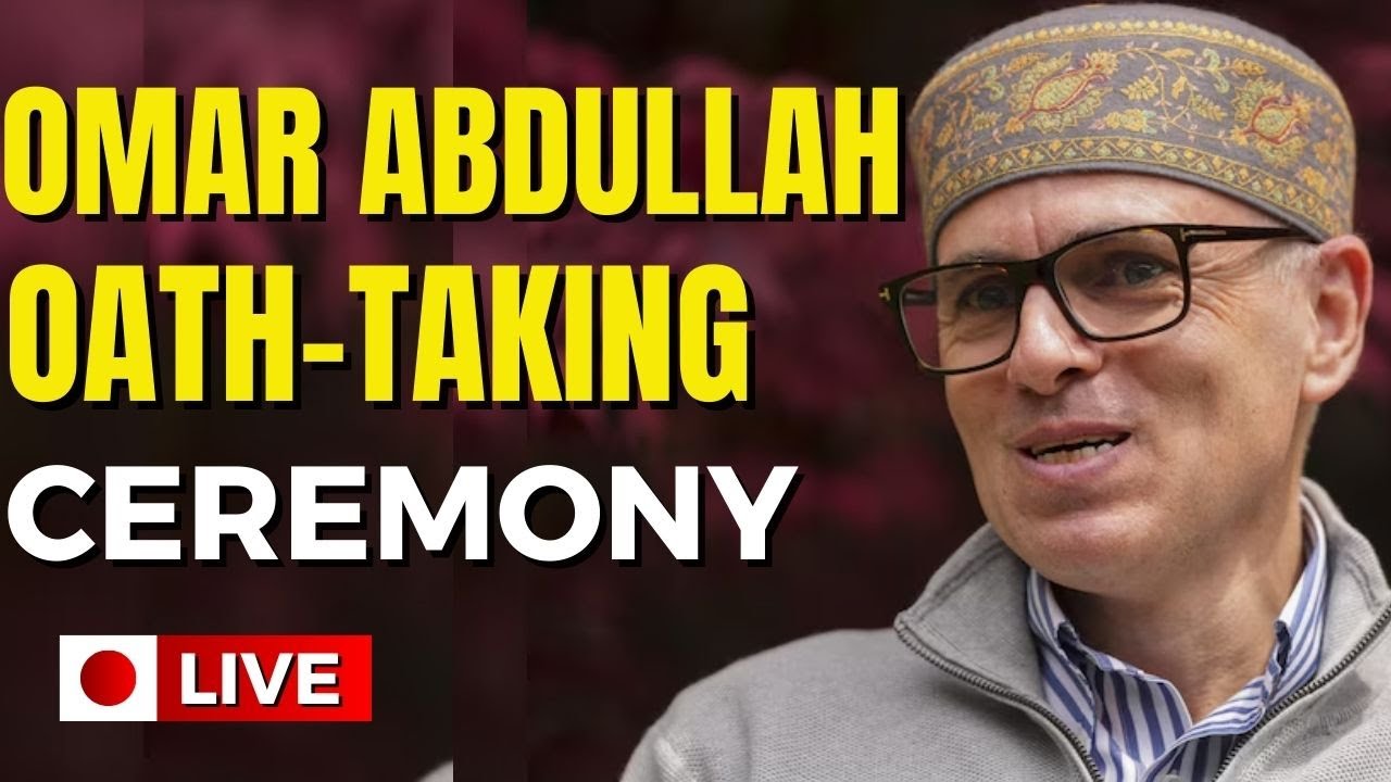 LIVE: Omar Abdullah Oath-Taking Ceremony | Swearing-in at Srinagar | NewsX