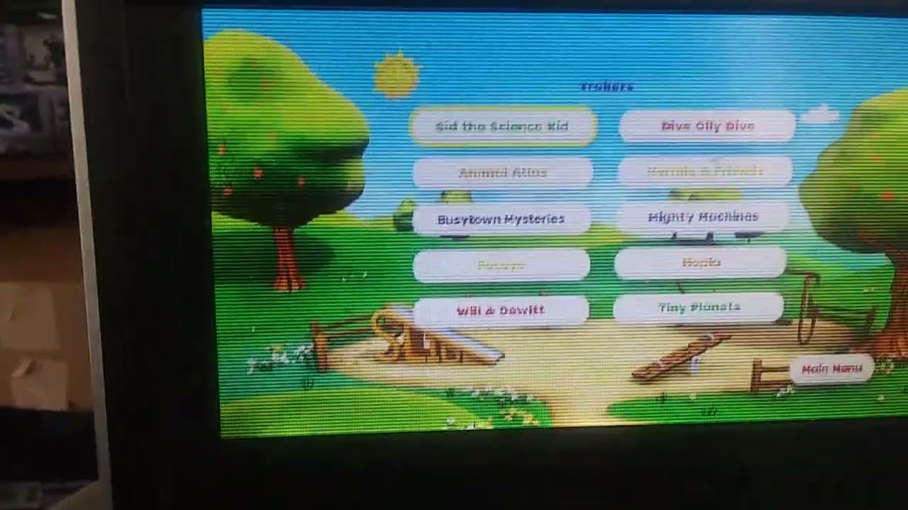 Wordworld Bear's Masterpiece DVD Menu Walkthrough (Mothers Day Special)