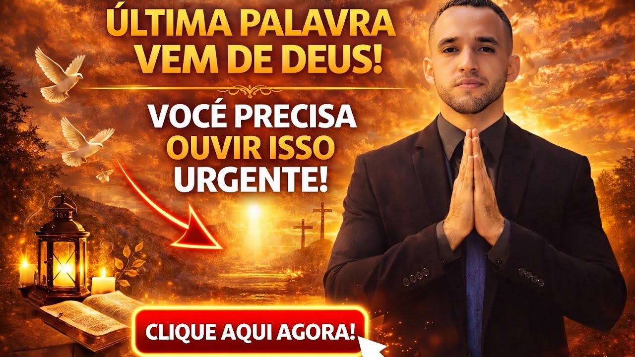 🔴 AO VIVO - RECEBA essa ORAÇÃO 🙏| Não TEMAS, a última PALAVRA é de Deus. ✋