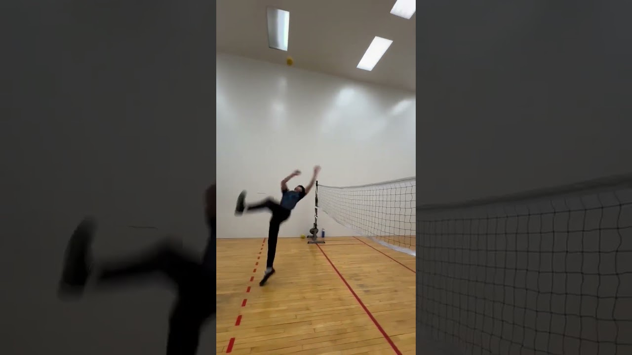 Sepak Takraw Roll Spike