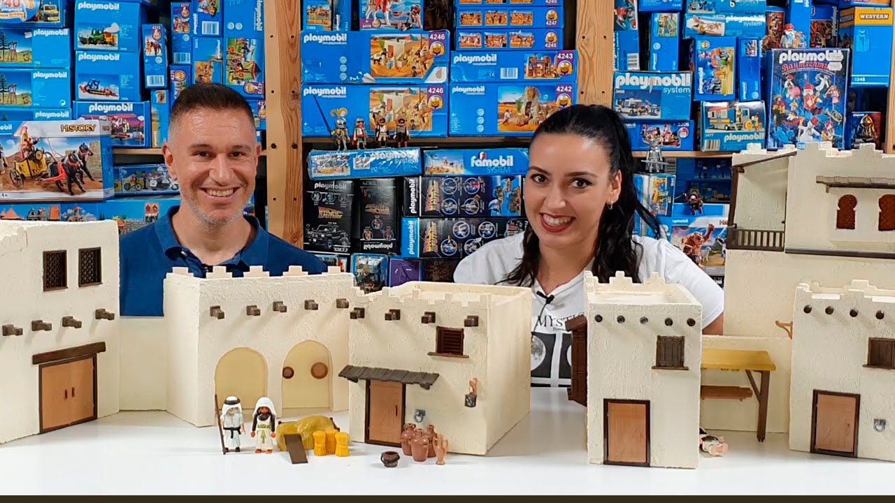 TUTORIAL👍🏻CASAS para el BELÉN de PLAYMOBIL👍🏻CÓMO MONTAR TU NACIMIENTO PLAYMOBIL - CARYPE