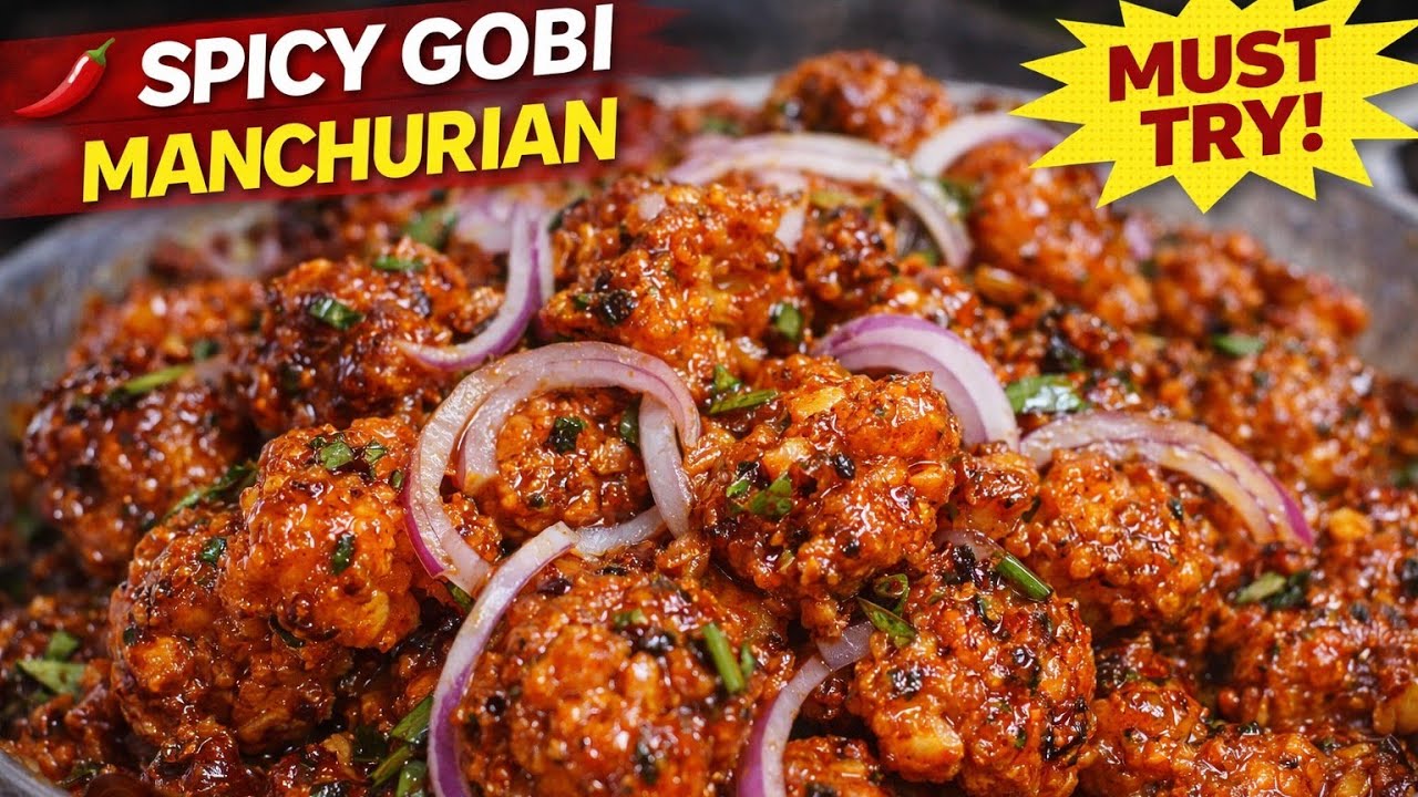 Gobi Manchurian restaurant style | Cauliflower Manchurian | Gobi Recipe | Street Style Gobi |Crispy