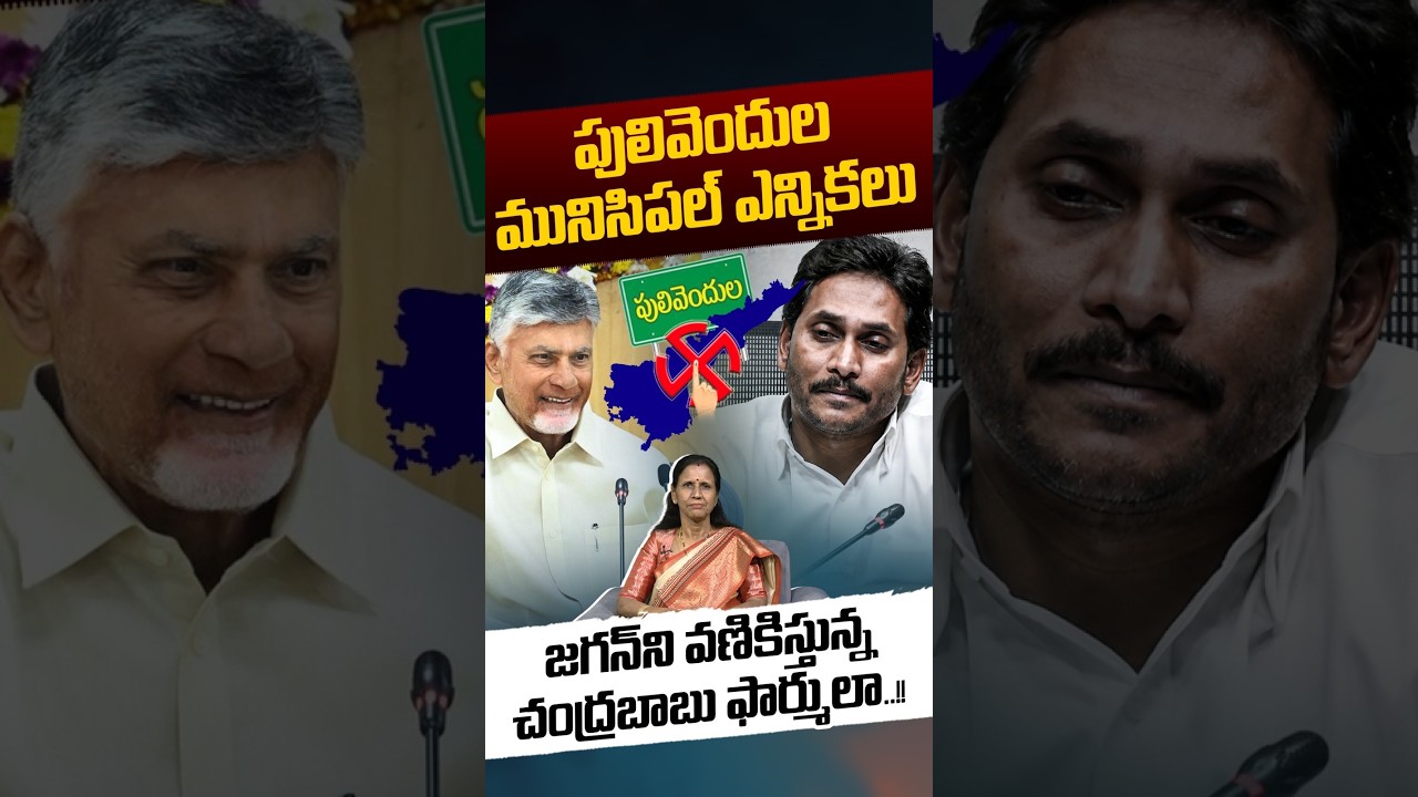 Pulivendula Municipal Elections : జగన్&zwnj;ని వణికిస్తున్న..చంద్రబాబు ఫార్ములా..| YS Jagan | Nethra TV