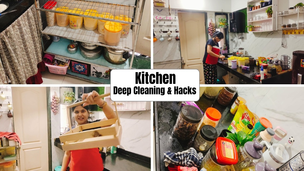 Kitchen Deep Cleaning Tips & Hacks | How to Keep Kitchen Clean and Organized?