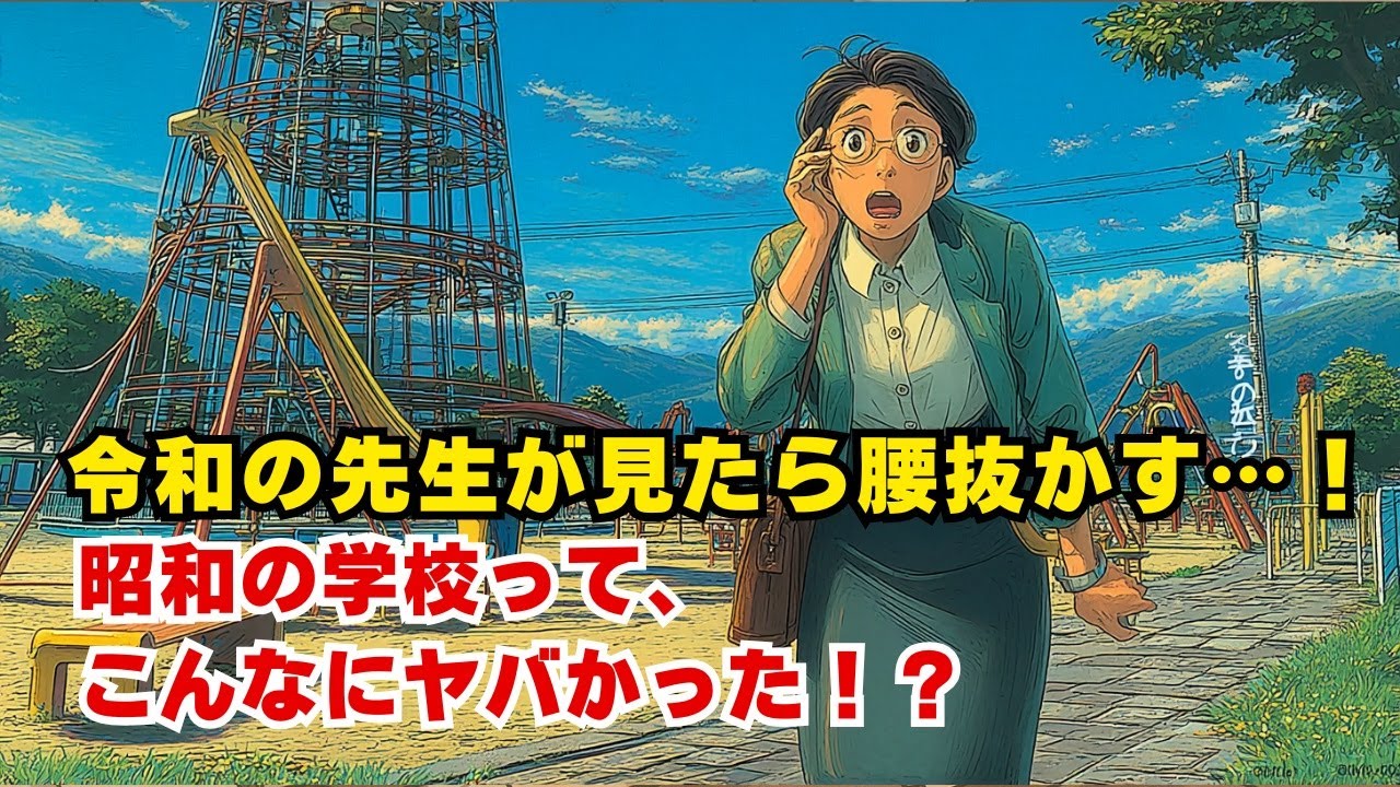 令和の先生が見たら腰抜かす…！昭和の学校って、こんなにヤバかった！？