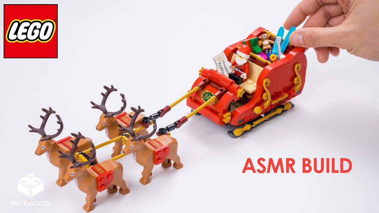 Santa's Sleigh｜Lego Speed Build｜ASMR