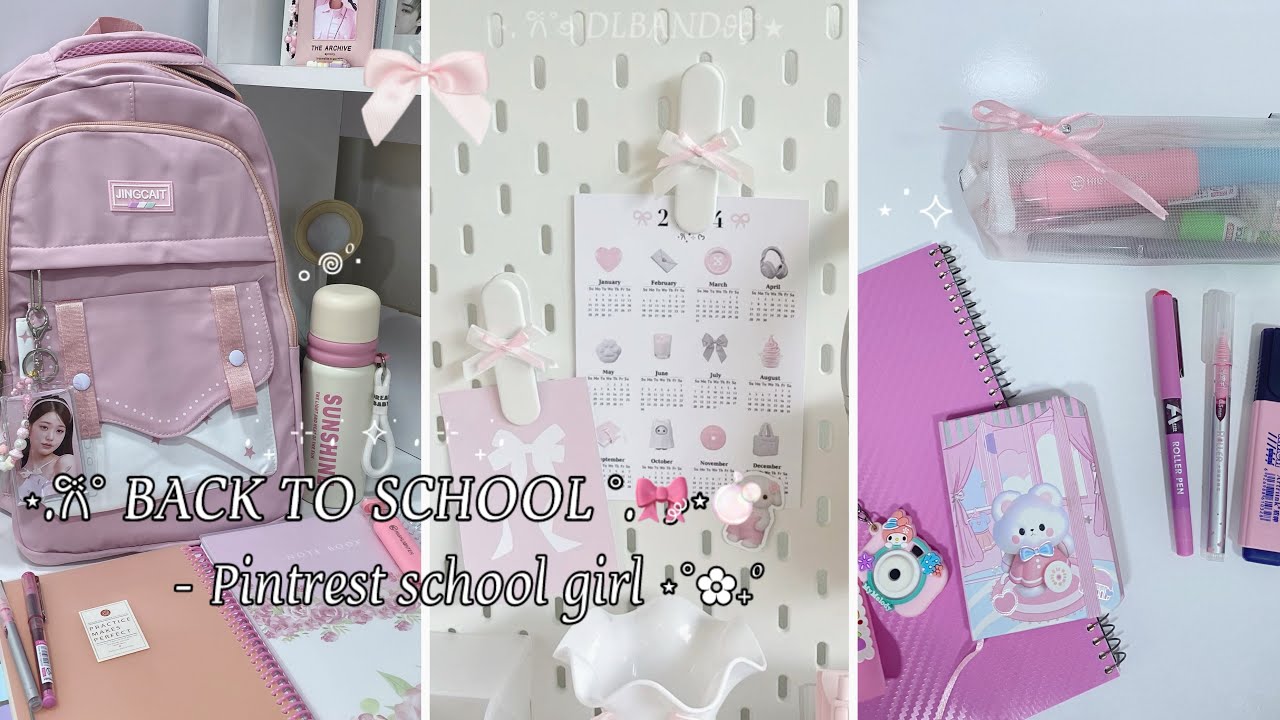 - کەلوپەلی قوتابخانە (گەڕانەوە بۆ قوتابخانە)💗🎐BACK TO SCHOOL girl prep (what is in my bag )📓🤍