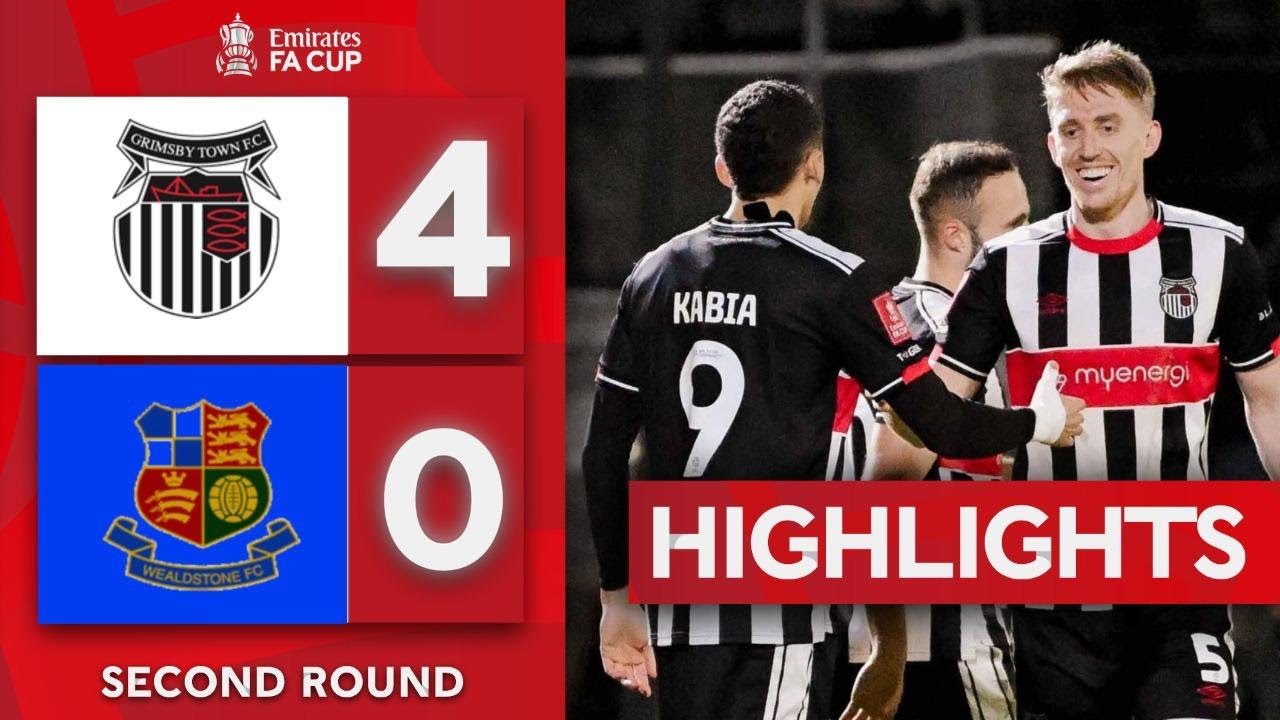 Kabia Brace Leads Mariners Rout | Grimsby Town 4-0 Wealdstone | Emirates FA Cup 2025-26