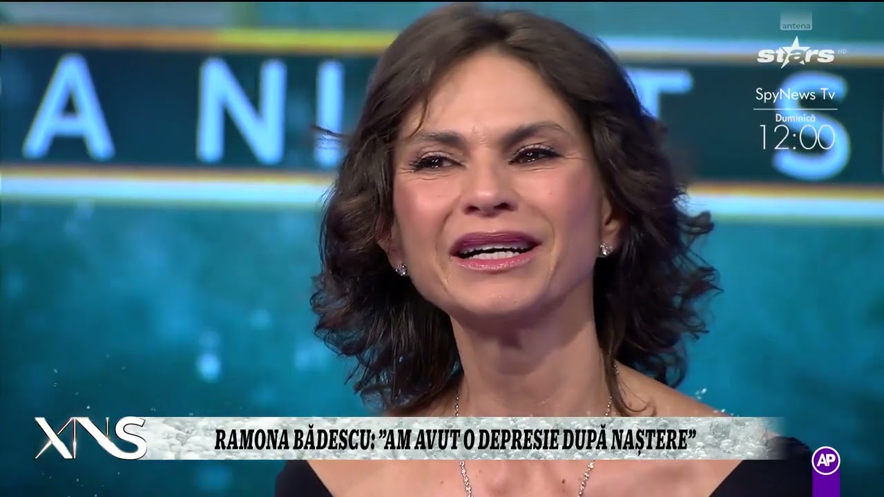 Ramona Bădescu, în lacrimi: Am avut o depresie după naștere