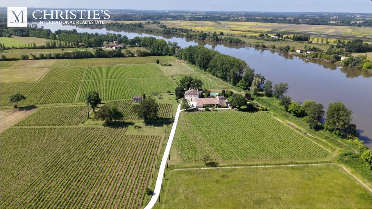 Exclusive! Lifestyle vineyard property for sale near St Emilion with Vineyards-Bordeaux. MB1033