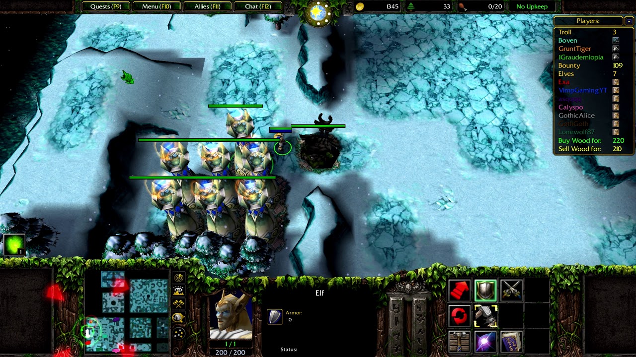 Warcraft 3 - Troll & Elves 2019 Version : LAST MAN STANDING!