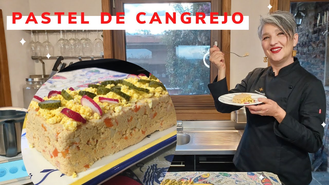 🥇🦀 PASTEL DE CANGREJO, ATÚN Y GAMBAS 🦀🥇 con Thermomix® #TM6 #TM5 #TM31