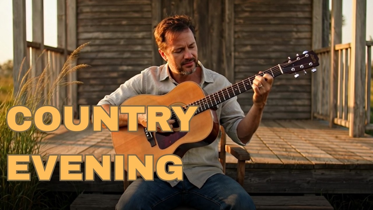 Relaxing Country Music 🌾 Warm Acoustic Folk for Evening & Driving3