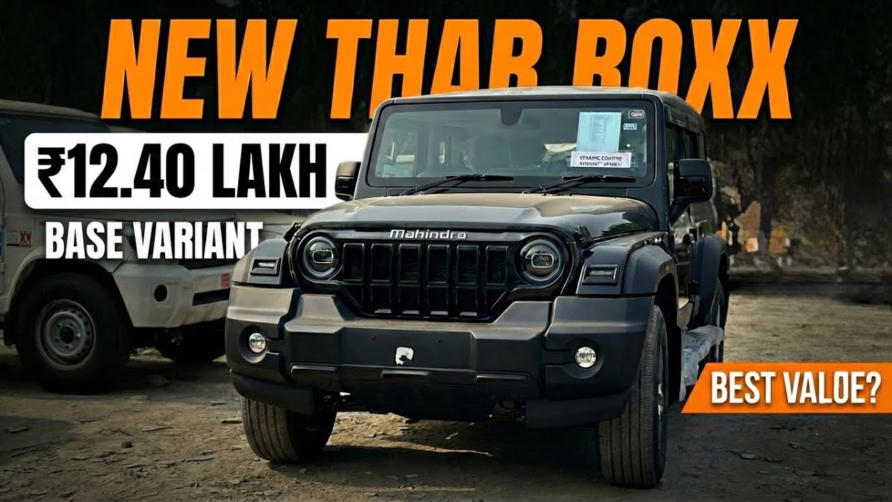 New Mahindra Thar Roxx Base Variant Review 2026 - Detailed || ₹13.60 lakh