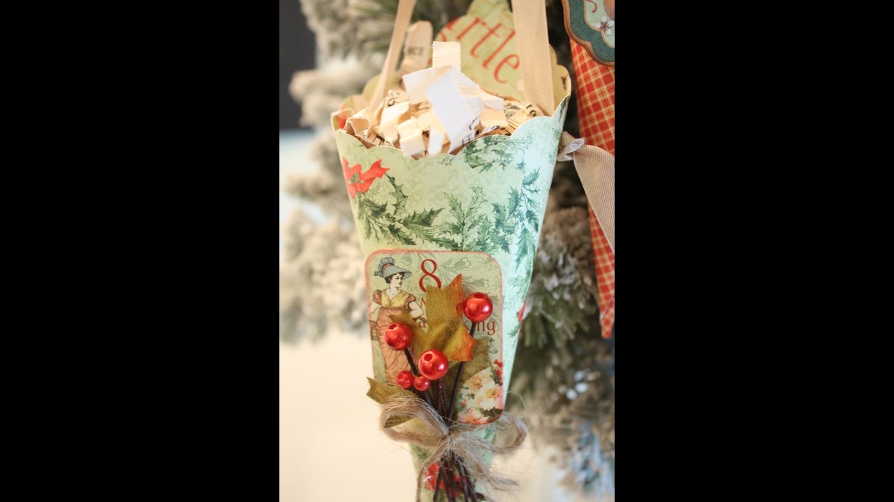 Graphic 45 Easy Cone Ornament Tutorial