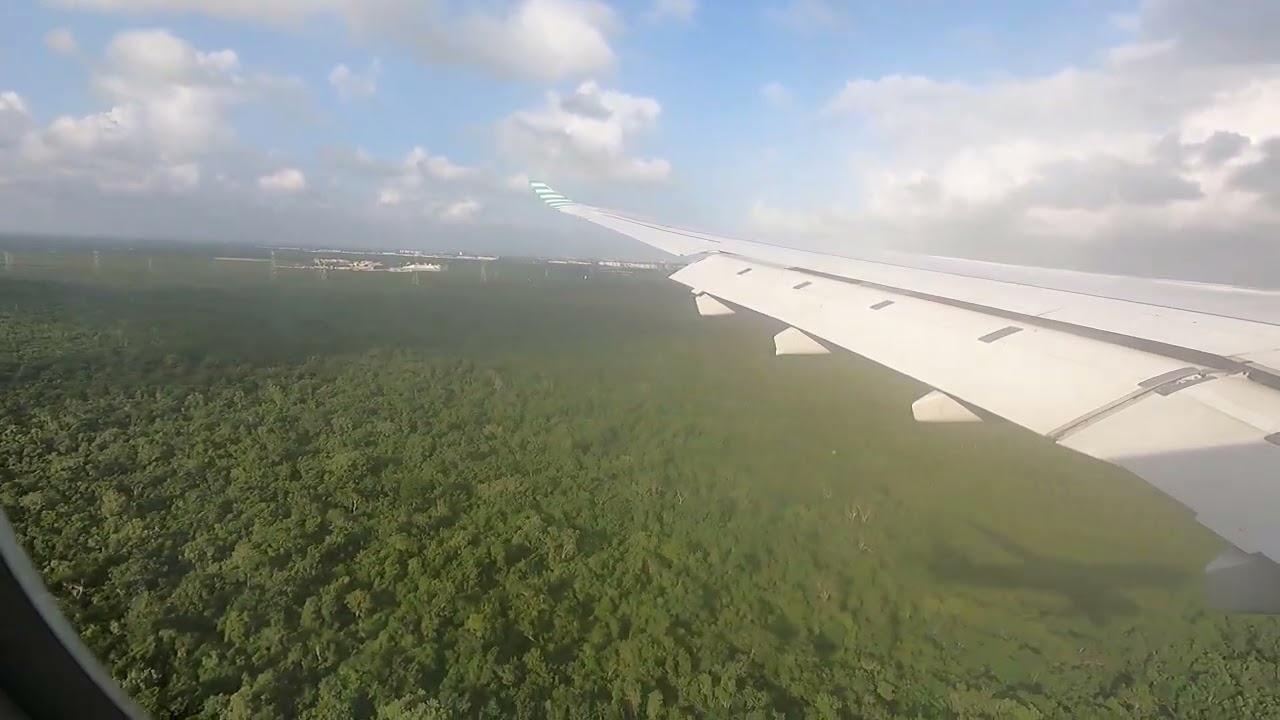 Condor Airbus A330neo Landing at Cancun Airport