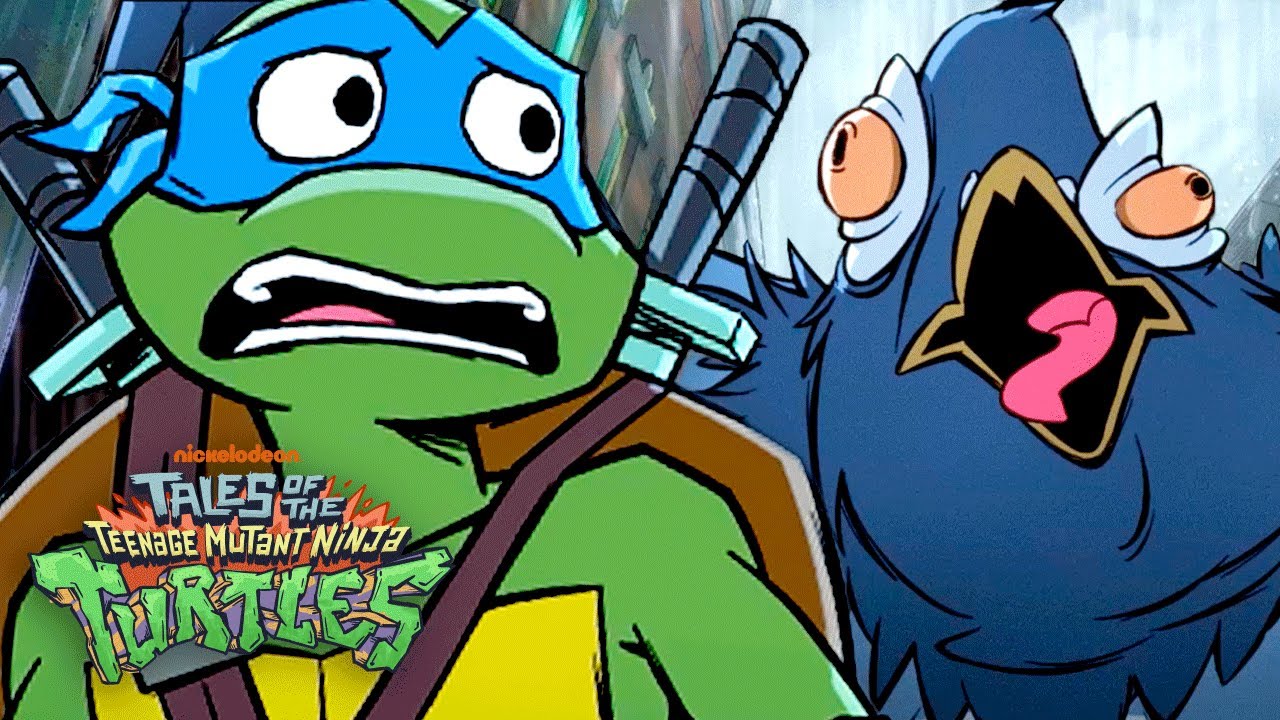 Leonardo Chases a GIANT Pigeon! | Full Scene | Tales of the Teenage Mutant Ninja Turtles