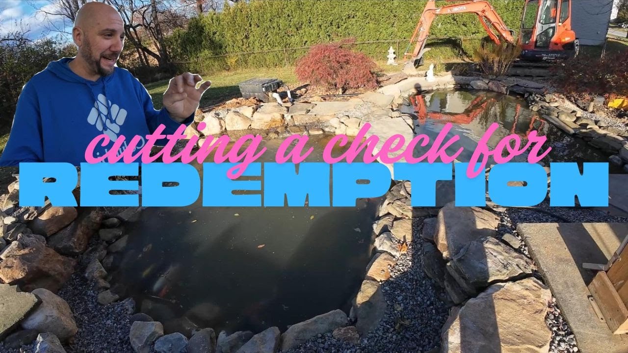 Ground up rebuild of my Koi pond from start to finish