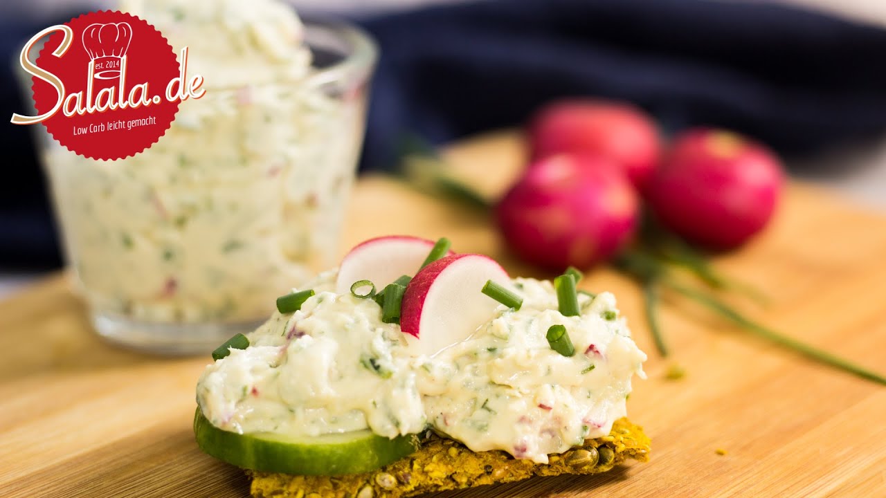 Forellencreme mit Meerrettich und Radieschen selber machen I Low Carb Rezept