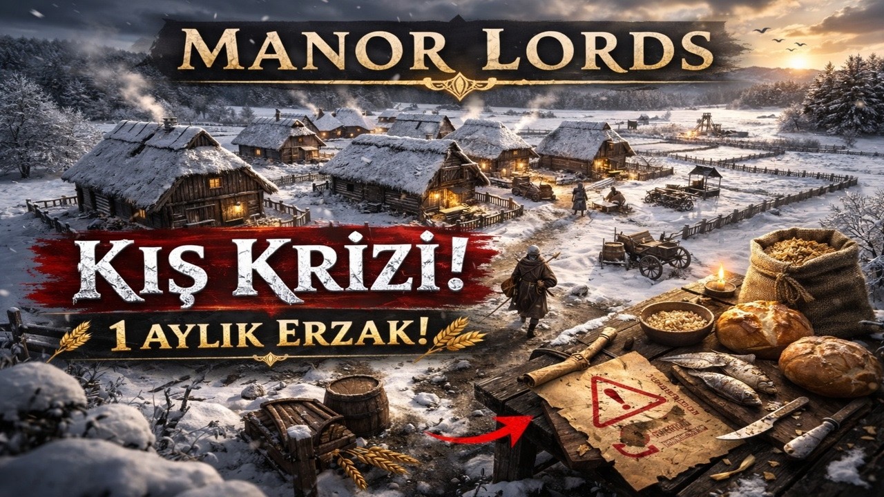 Manor Lords | Bölüm 2  Kış Geliyor, Gıdamız Yetmeyecek mi?