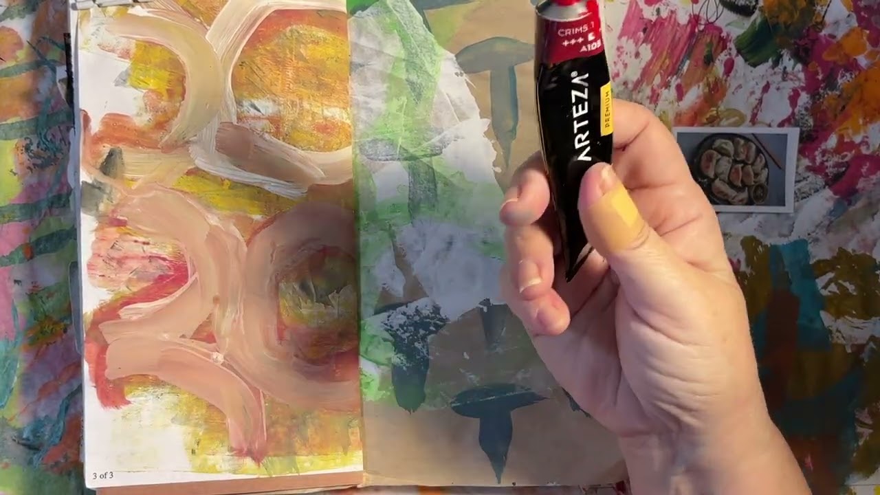 Lost Loves, a Mixed Media Art Journal Process, Day 12