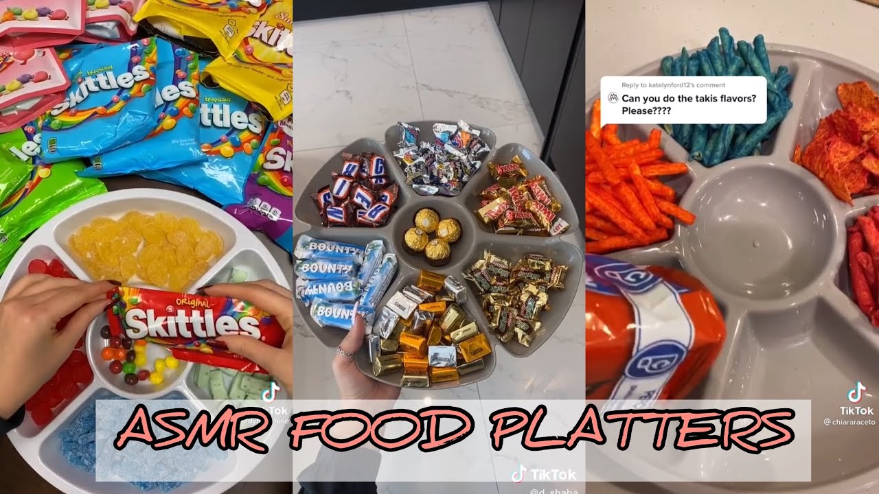 ASMR FOOD PLATTERS ON TIKTOK! | TikTok Compilation 2021