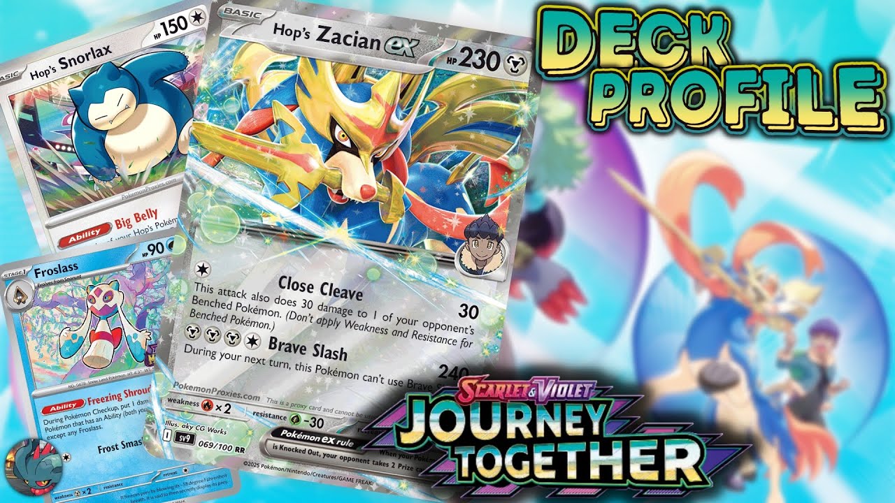 Deck Profile | Hop’s Zacian ex Control – Froslass y Munkidori | Journey Together