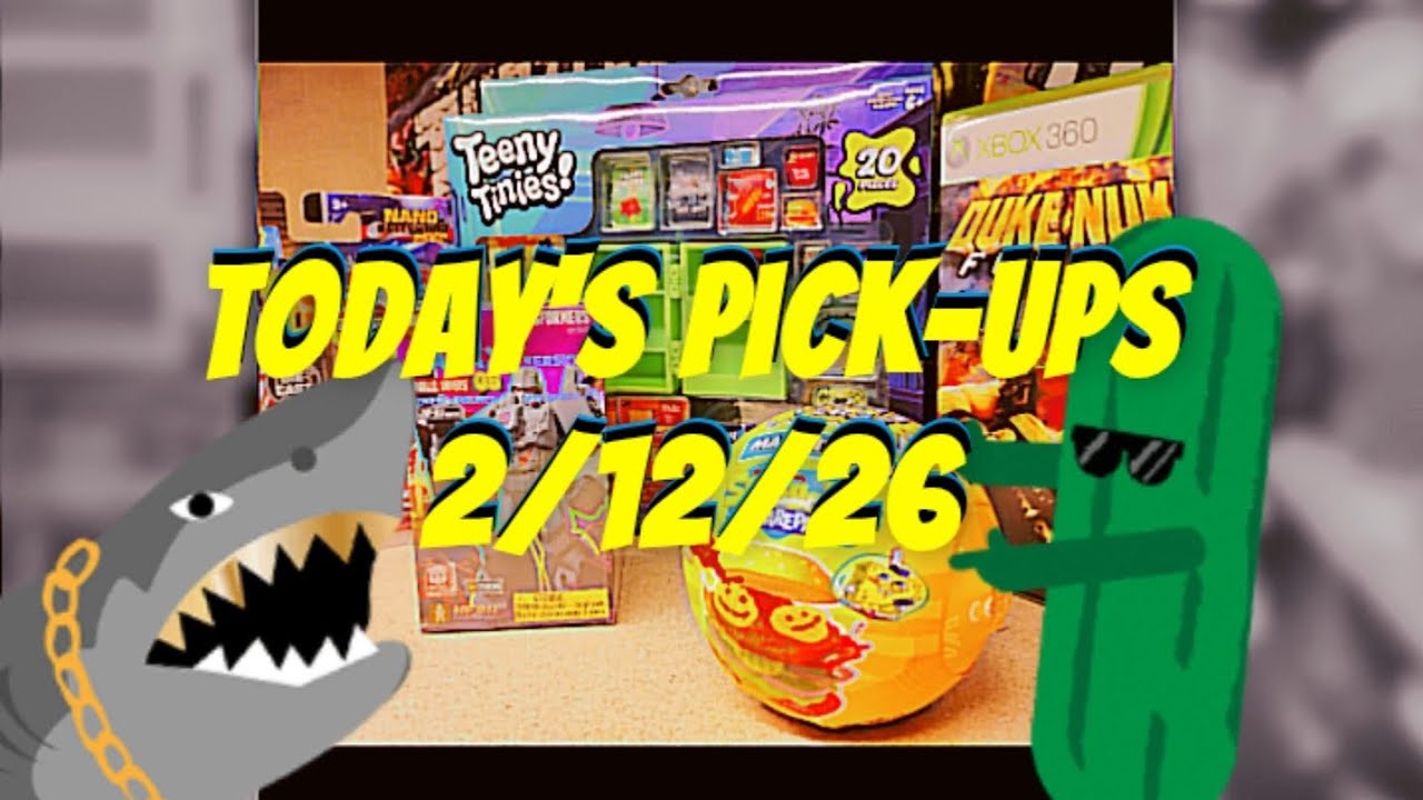 Today's pick-ups 2/12/26 Shark attack!
