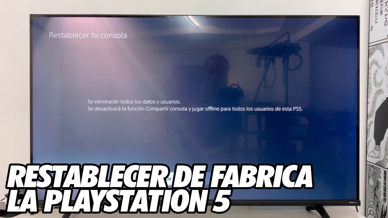 Como Restablecer de Fabrica la Playstation 5