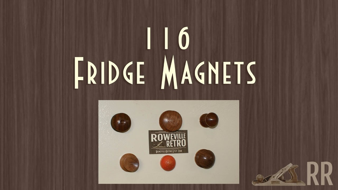 Fridge Magnets Woodturning - 116