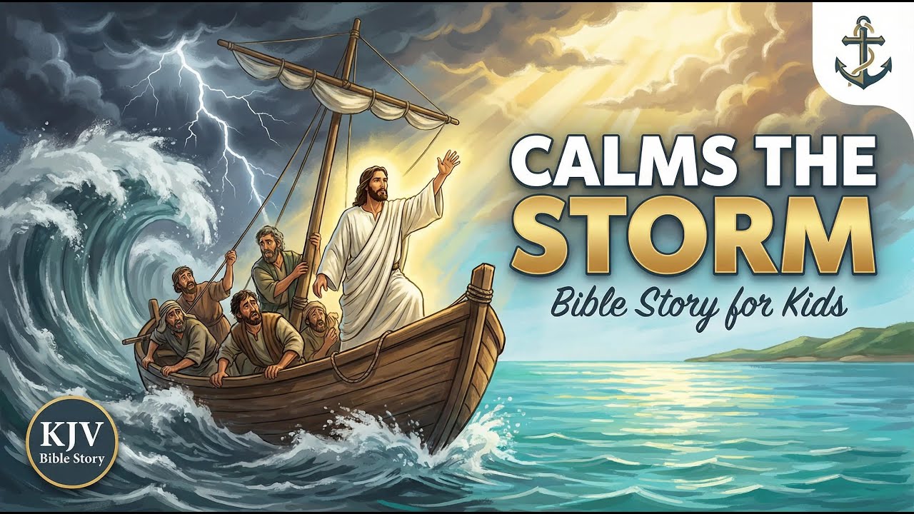 Jesus Calms the Storm   Bible Story for Kids