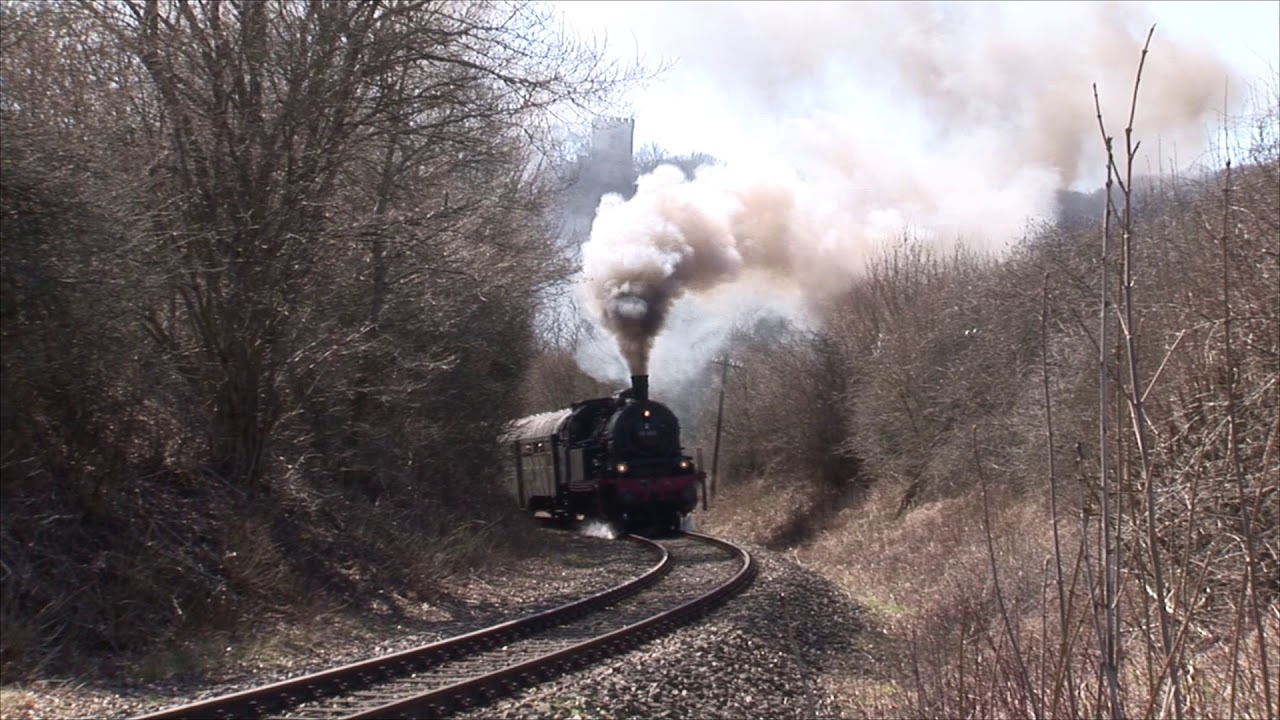58 311 , 78 468 und 52 6106 auf der Eifelquerbahn nach Ulmen