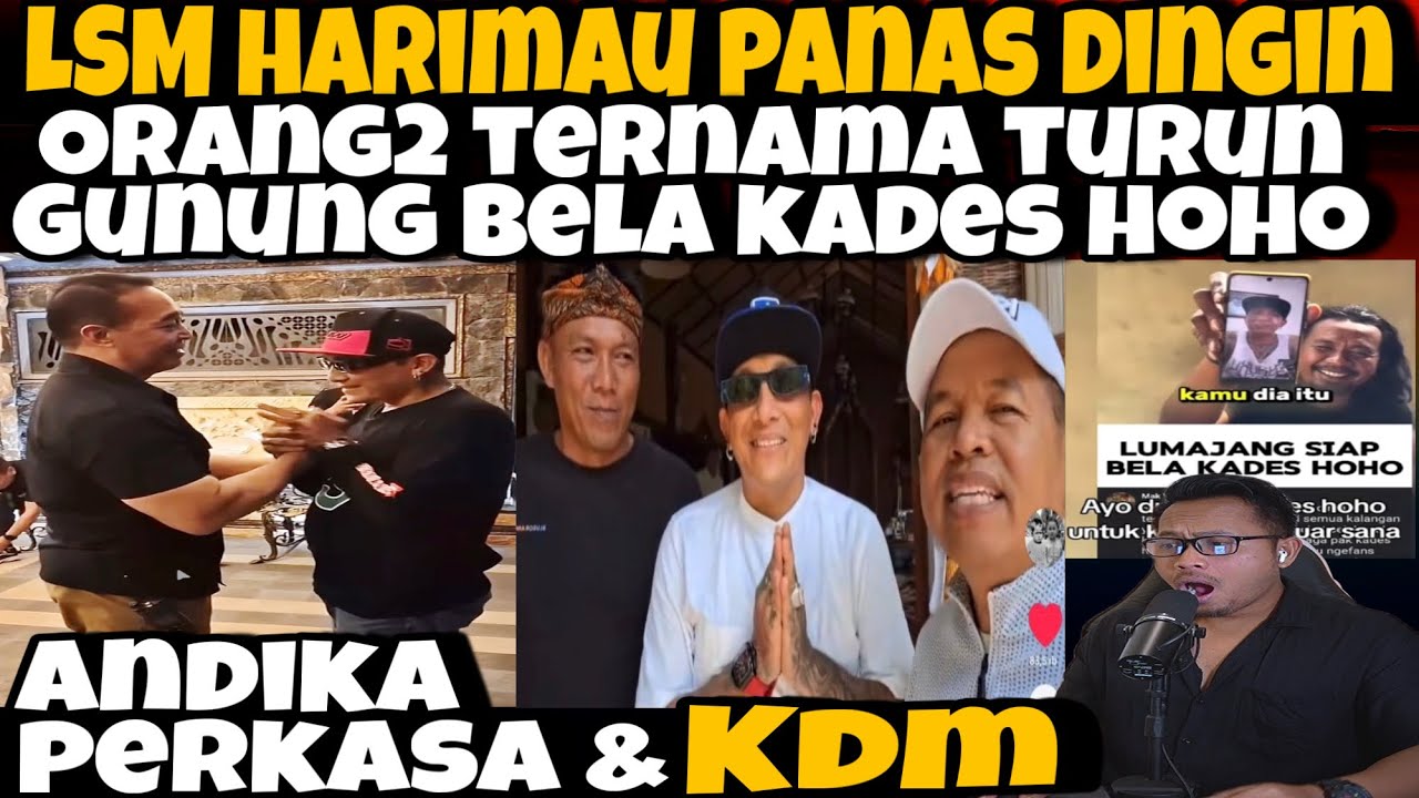 LSM HARIMAU PANAS DINGIN‼️KADES HOHO DI BELA ORANG2 TERNAMA -KDM-ANDI PERKASA-P4SUKAN LUMAJANG&WARGA