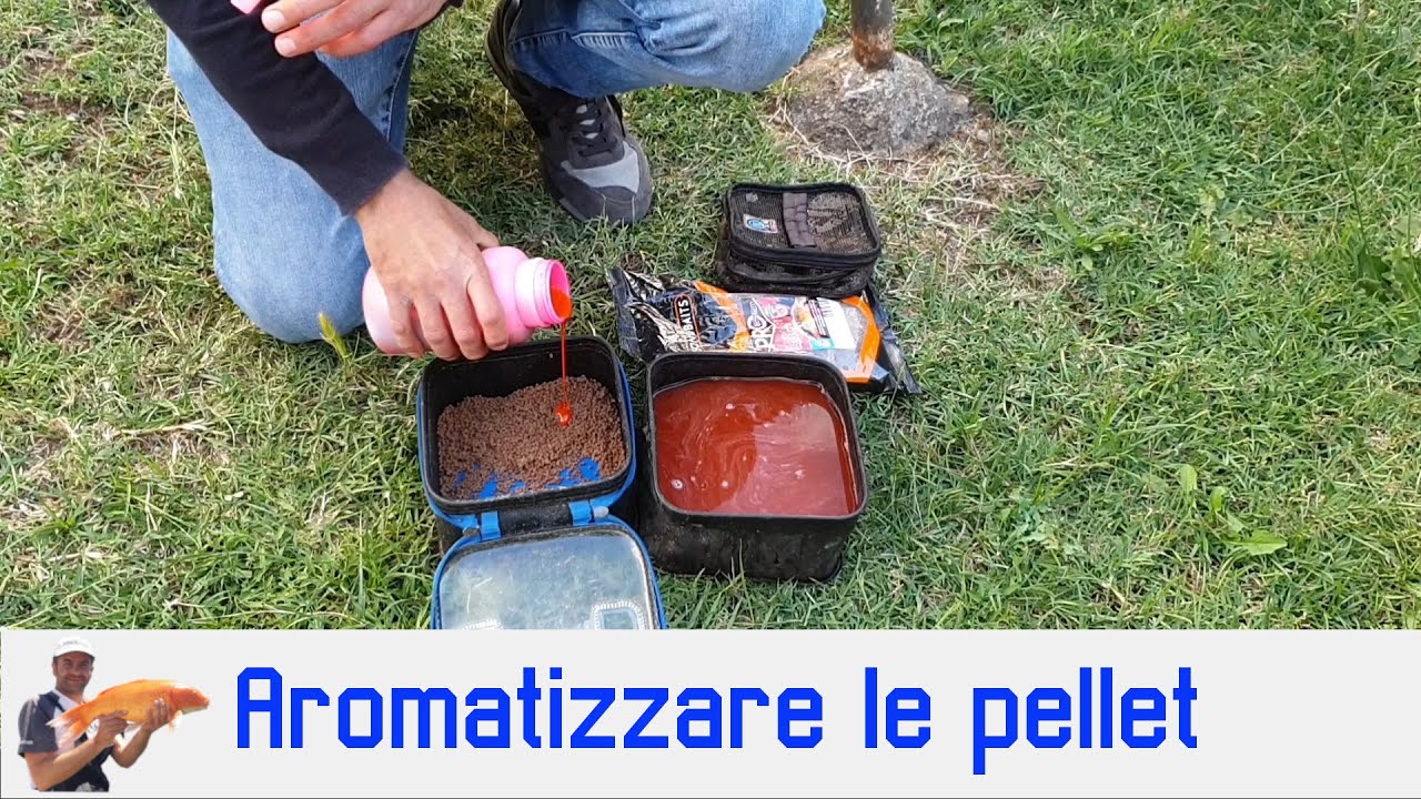 Pesca in laghetto - Aromatizzare le pellet