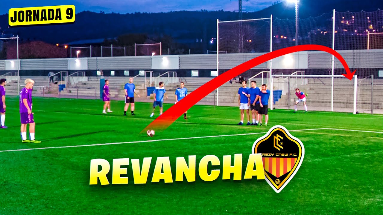😡 REVANCHA!!! *LIGA FÚTBOL J9* Crazy Crew FC