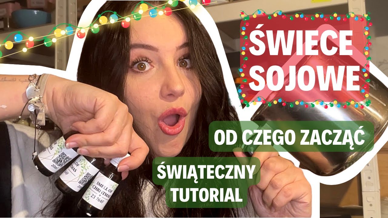 Czego potrzebujesz do zrobienia świec + tutorial kolekcji świątecznej