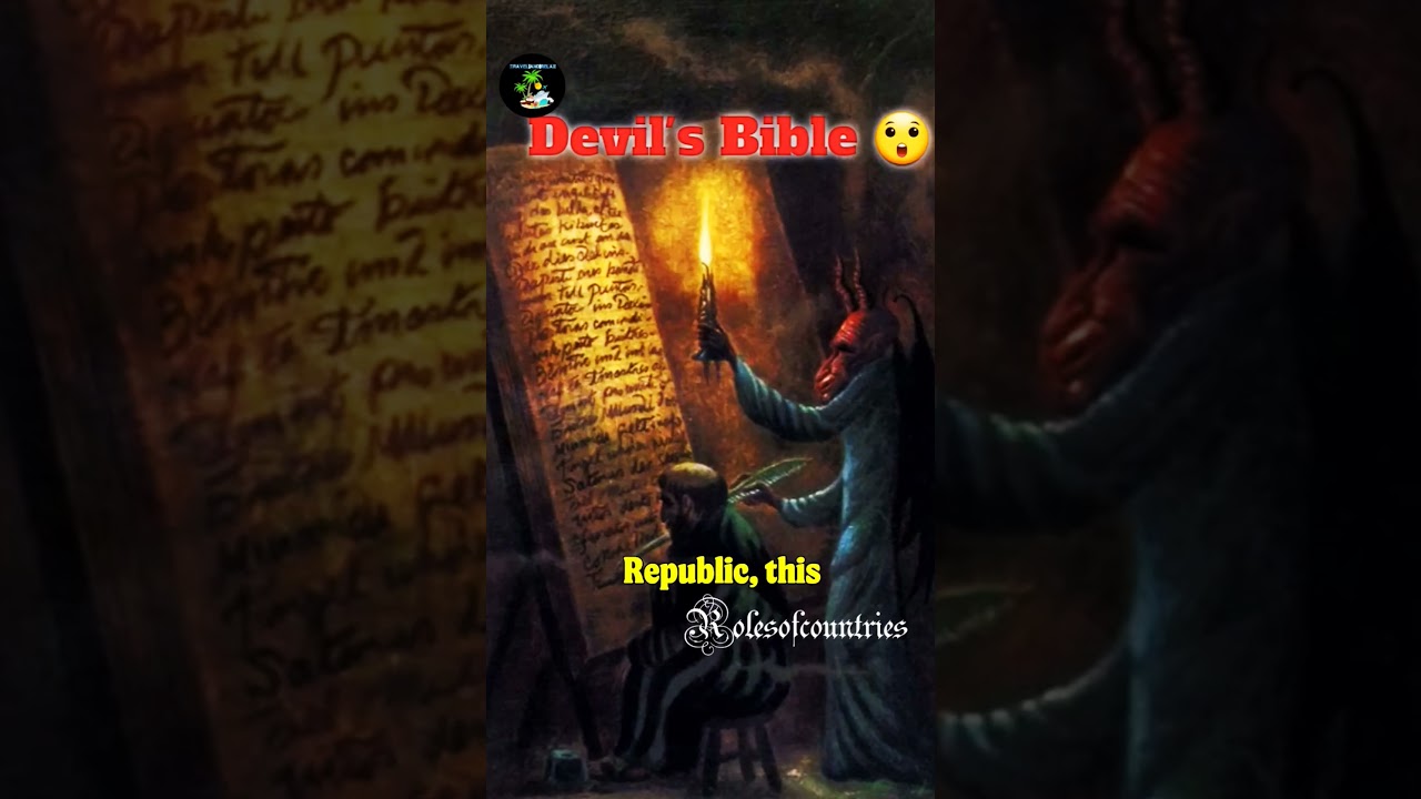 Most mysterious book on earth 😲 | Codex gigas also called as the devils Bible #codexgigas #haunted