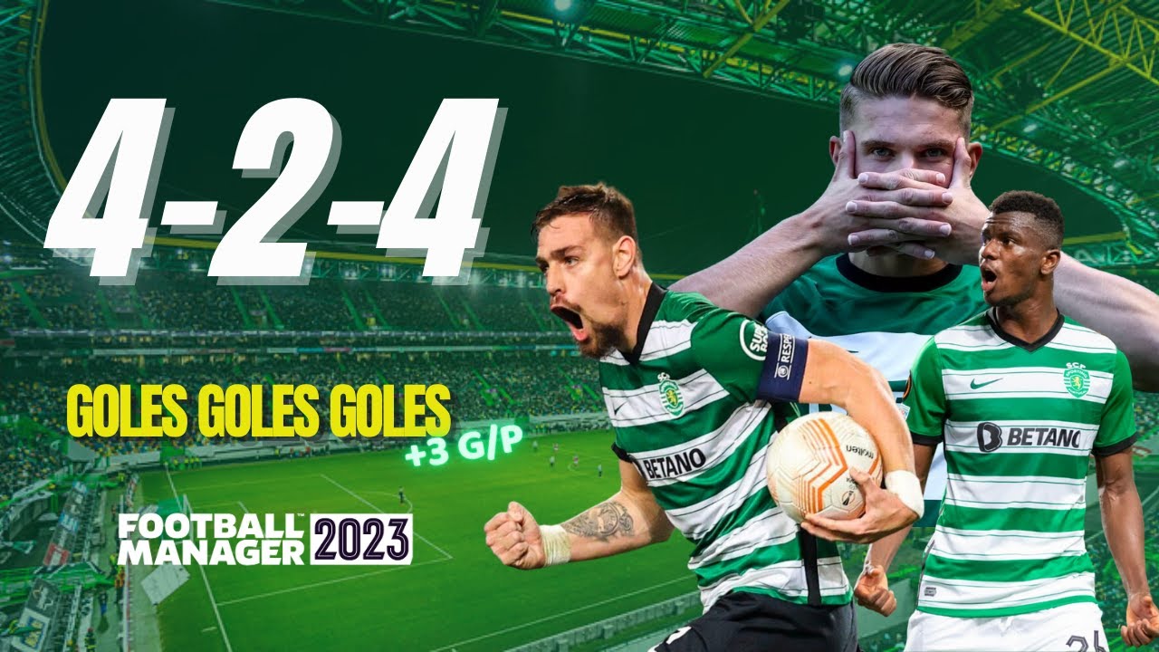 Mi táctica más goleadora del FM23 4-2-4 | Tácticas FM23 | Football Manager 2023 en Español