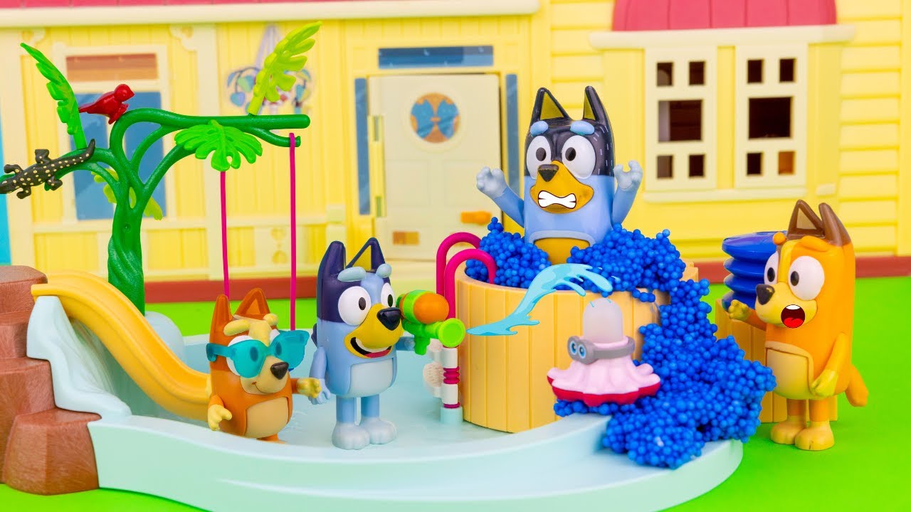 ¡BLUEY y BINGO en Día de la Piscina! | Historia en Español
