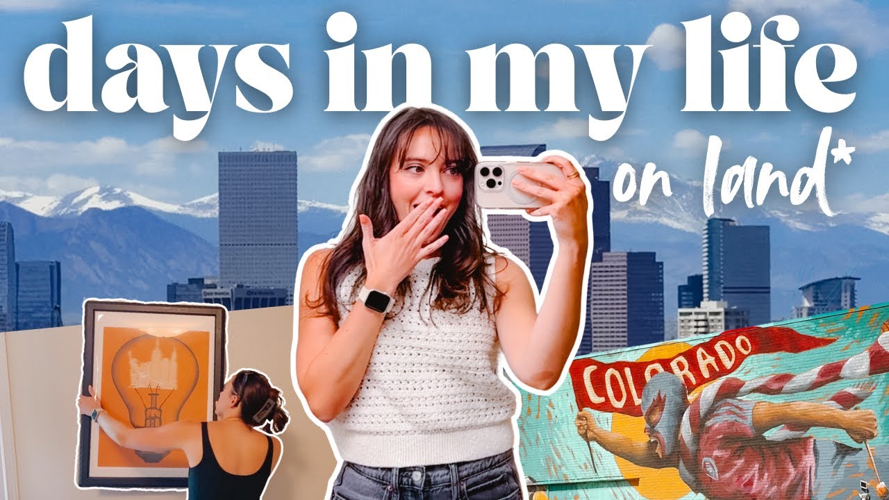 A few days in my life living in Denver. Ep 4: Room decor, events, vibe market & life lately.
