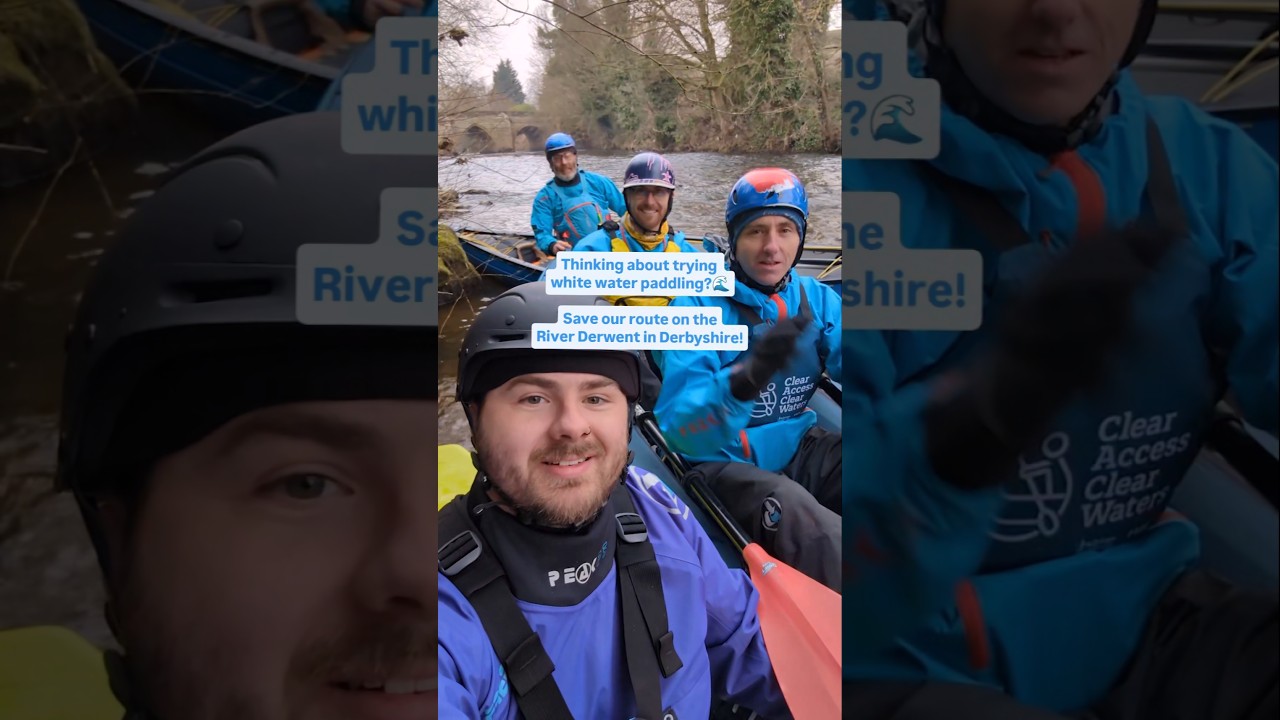 Beginner white water kayaking | Save our route on the River Derwent in Derbyshire 🌊