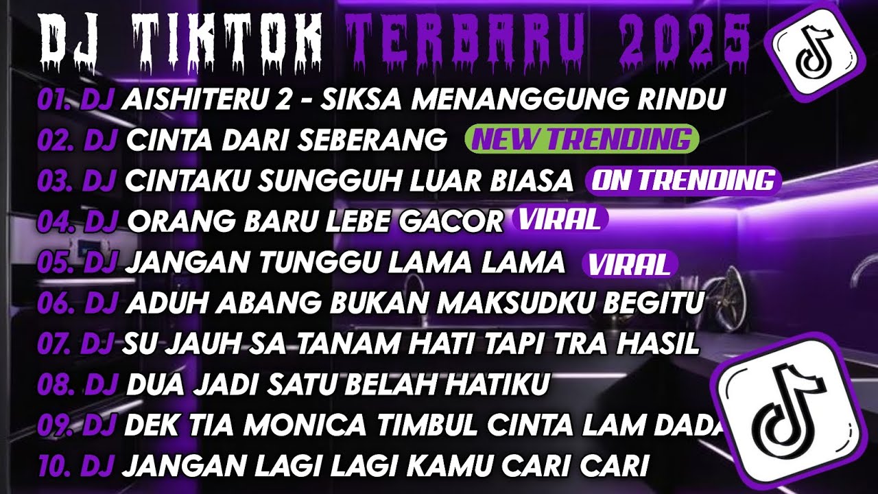 DJ TIKTOK TERBARU 2025 | DJ AISHITERU 2 ~ SIKSA MENANGGUNG RINDU🎵DJ CINTA DARI SEBERANG🎵